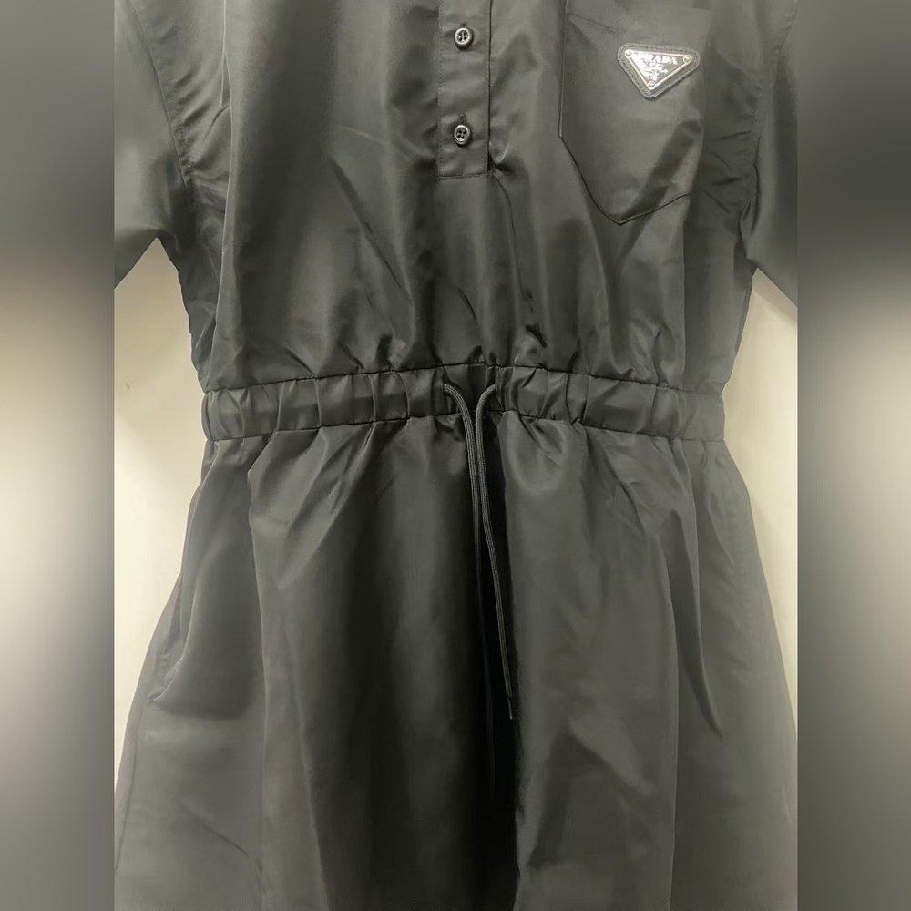 Prada Black Cinched Waist Dress - Picture 5 of 14